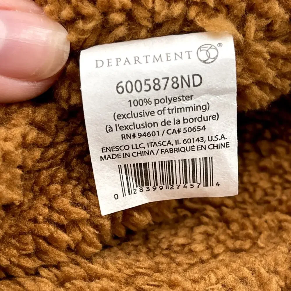 Dept 56 Rudolph Scarf SnowWear Snowpinions Red-Nosed Reindeer NWT